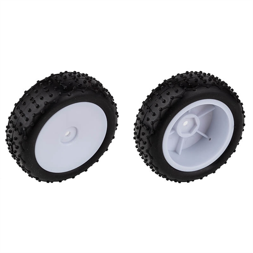 TEAM ASSOCIATED REFLEX 14 NARROW MINI PIN TYRES - MOUNTED WHITE